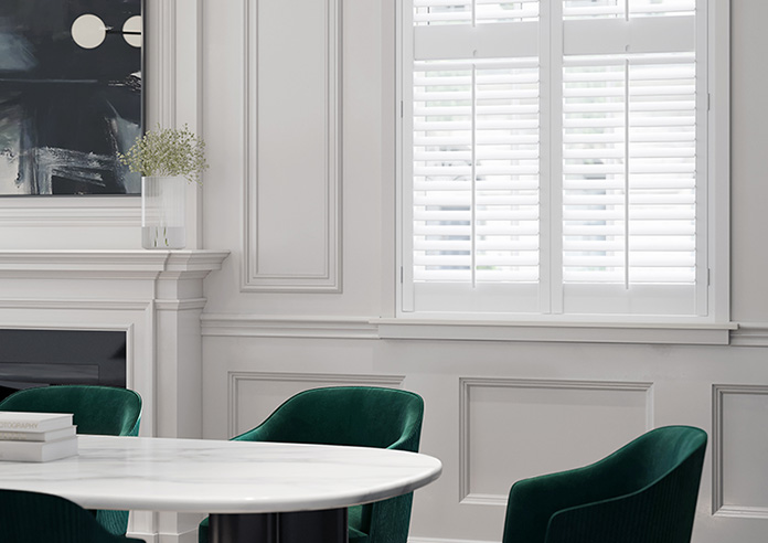Bromley, True White - Full Height Plantation Shutter - Image 5